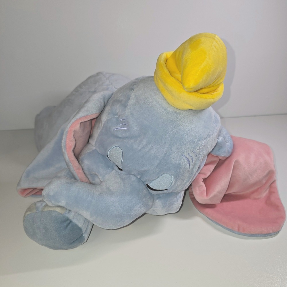 Disney Parks Dream Friends Dumbo Sleeping Plush nursery décor 22" Pillow
